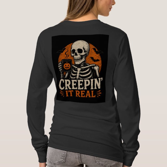T-shirt meilleur design d'Halloween (Dos)