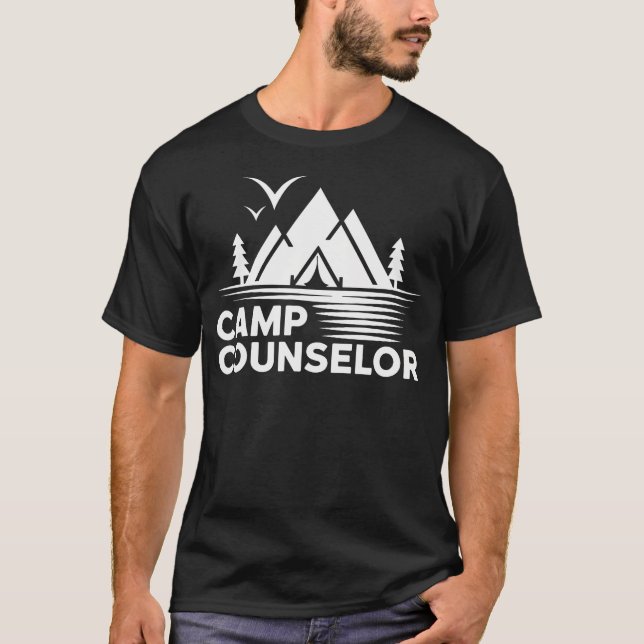 T-shirt Meilleur directeur de camp Responsable de cabane e (Devant)