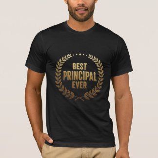 T-shirt Meilleur directeur jamais couronne élégante en or 