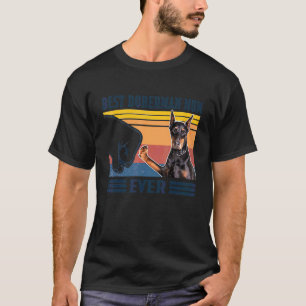 T-shirt Meilleur Doberman Maman Ever Chien Maman Mères