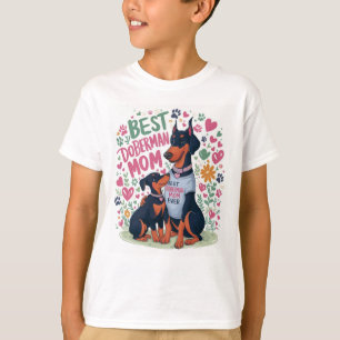 T-shirt Meilleur Doberman Maman jamais