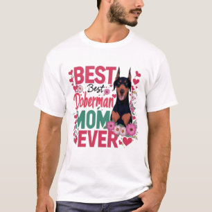 T-shirt Meilleur Doberman Maman jamais