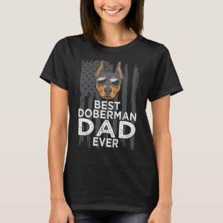 T-shirt Meilleur Doberman Papa Doberman Père Amoureux des 