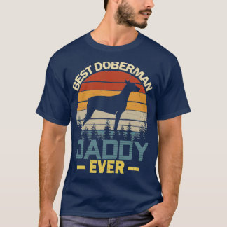 T-shirt Meilleur Doberman Papa jamais