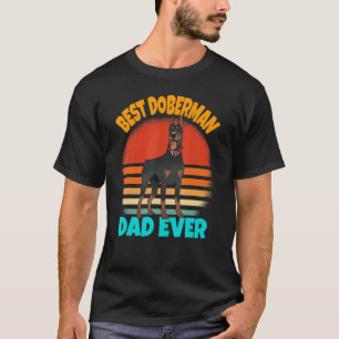 T-shirt Meilleur Doberman Papa jamais Doberman Pinscher