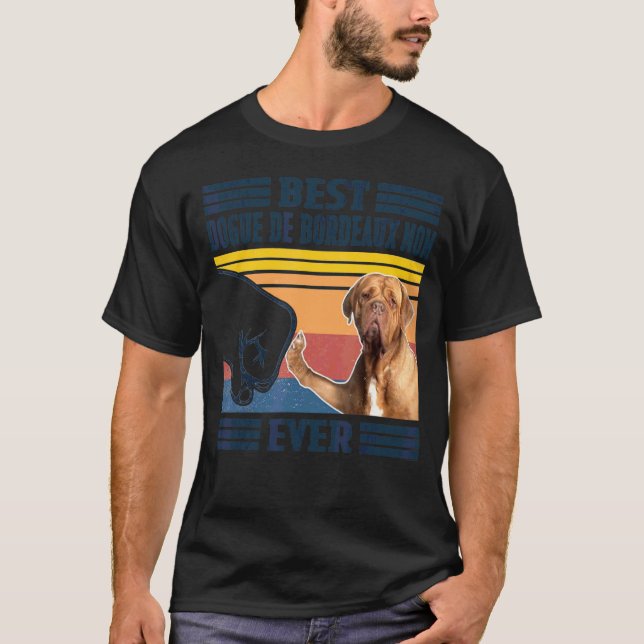 T-shirt Meilleur Dogue De Bordeaux Maman Ever Chien Maman  (Devant)