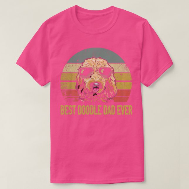 T-shirt Meilleur Doodle Papa Jamais Chemise Goldendoodle P (Design devant)