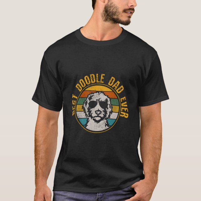 T-shirt Meilleur Doodle Papa Jamais Goldendoodle Golden Do (Devant)