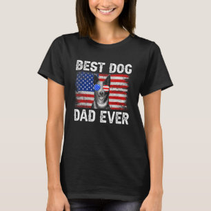 T-shirt Meilleur Drapeau australien de bétail papa jamais 
