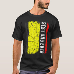 T-shirt Meilleur Drapeau Belge Papa Ever Belgique Fête des
