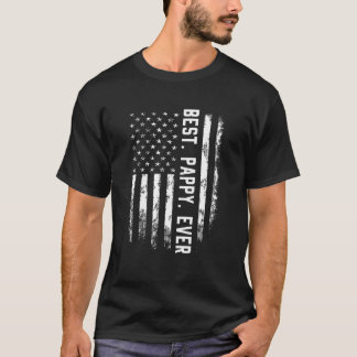 T-shirt Meilleur Drapeau Jour Amérique Cadeau Drapeau Pour