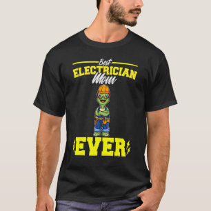 T-shirt Meilleur électricien Maman jamais Technicien Élect