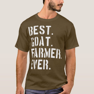 T-shirt Meilleur éleveur de chèvres Jamais Drôle Chèvre