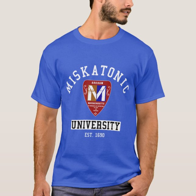 T-shirt Meilleur emblème de l'Université Miskatonic design (Devant)