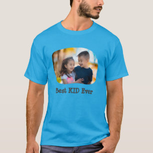 T-shirt Meilleur enfant jamais télécharger votre photo de 