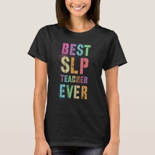 T-shirt Meilleur Enseignant de Slop Jamais Merci Bonjour A