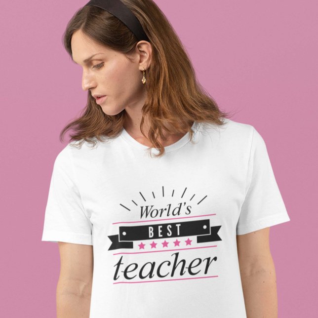T-shirt Meilleur enseignant du monde (World's Best Teacher T-Shirt)