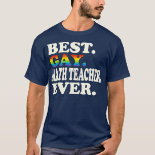 T-shirt Meilleur Enseignant Gay Math Ever Égalité Genre