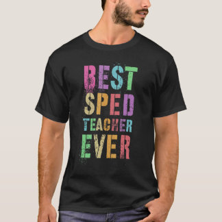 T-shirt Meilleur Enseignant Spy Ever Merci Bonjour Appr Ét
