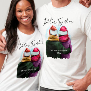 T-shirt Meilleur Ensemble Noël Personnalisé pour les Coupl
