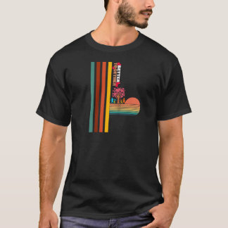 T-shirt Meilleur Ensemble Rétro Coucher de Soleil Inspiran