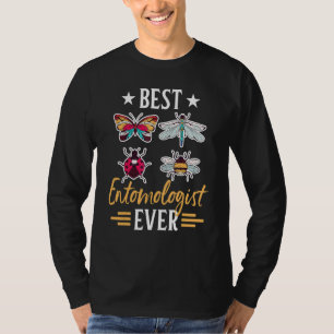 T-shirt Meilleur Entomologiste Jamais Équipe D'Emploi Inse