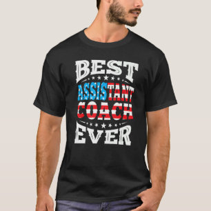 T-shirt Meilleur Entraîneur Adjoint 4 Juillet 4 Américain