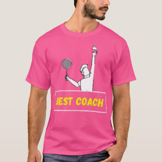 T-shirt Meilleur entraîneur Badminton