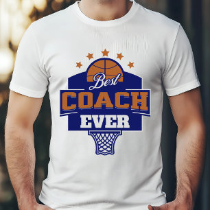 T-shirt Meilleur Entraîneur - Conception De Basket
