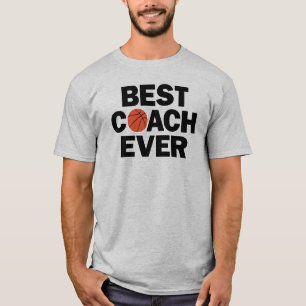 T-shirt Meilleur entraîneur de basket-ball masculin
