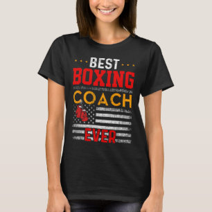 T-shirt Meilleur Entraîneur De Boxe Toujours Drôle Entraîn