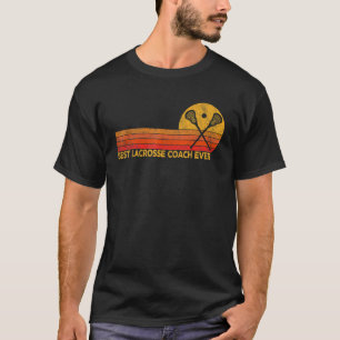 T-shirt Meilleur Entraîneur de crosse Ever Lacrosse Coach