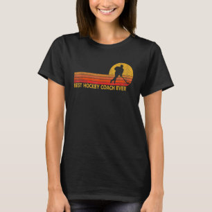 T-shirt Meilleur Entraîneur De Hockey Ever Équipe De Hocke