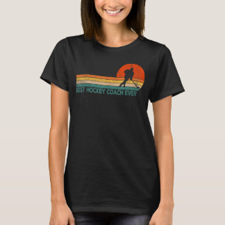 T-shirt Meilleur Entraîneur De Hockey Ever Équipe De Hocke