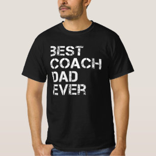 T-shirt Meilleur Entraîneur Papa Jamais Dons Amusant Pour 