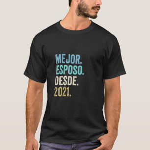 T-shirt Meilleur époux depuis 2021  5e anniversaire de mar