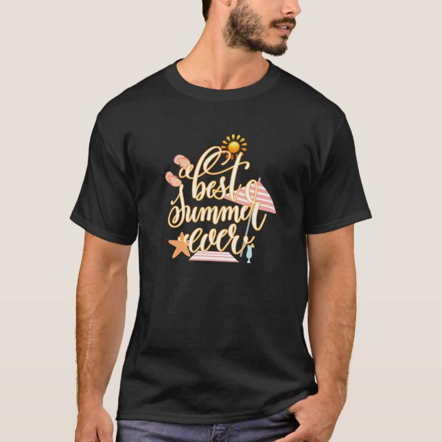 T-shirt Meilleur été jamais (Devant)