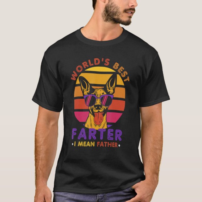 T-shirt Meilleur Farter du monde Je veux dire Père Chien P (Devant)
