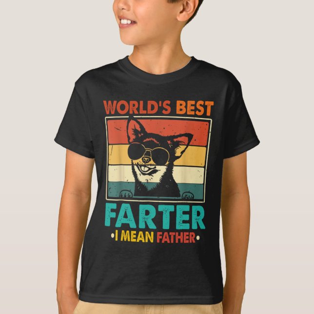 T-shirt Meilleur Farter du monde Je veux dire Père Fête de (Devant)