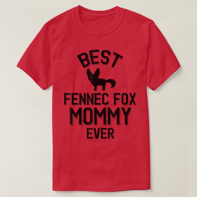 T-shirt Meilleur Fennec Pour Maman (Design devant)