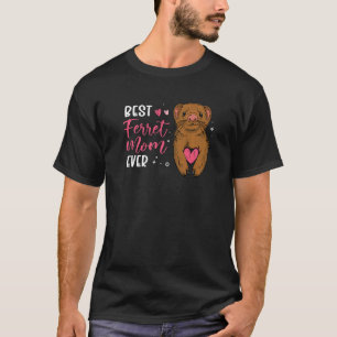 T-shirt Meilleur Ferret Maman
