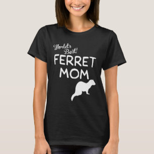 T-shirt Meilleur Ferret Maman Cute Ferret Propriétaire