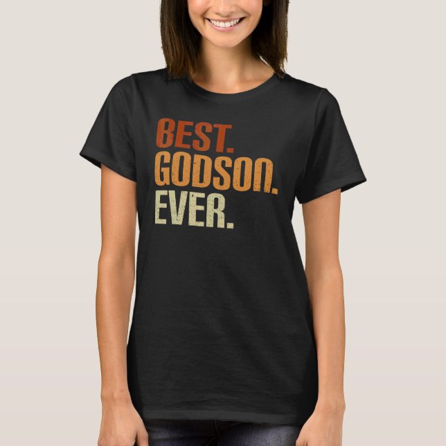 T-shirt Meilleur filleul jamais Meilleur filleul du monde  (Devant)
