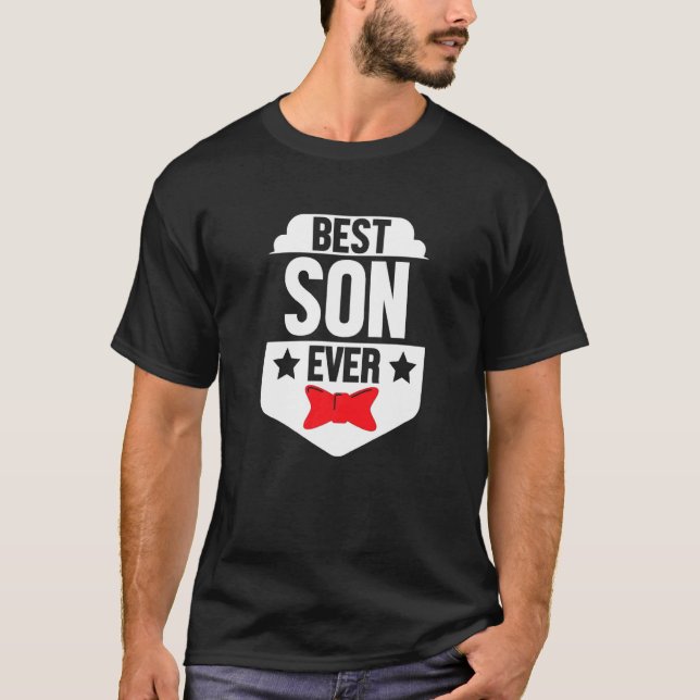T-shirt Meilleur Fils Jamais Frère Famille Papa Maman Papa (Devant)