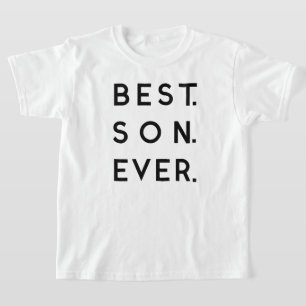 T-shirt Meilleur Fils Jamais Meilleur Maman Jour de la Mèr