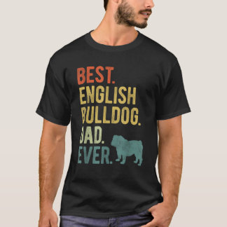 T-shirt Meilleur Français Buldog Papa Ever Chien Daddy Pèr