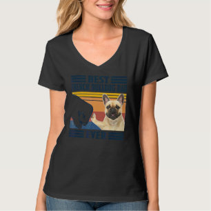 T-shirt Meilleur Français Bulldog Papa Jamais Chien Père D