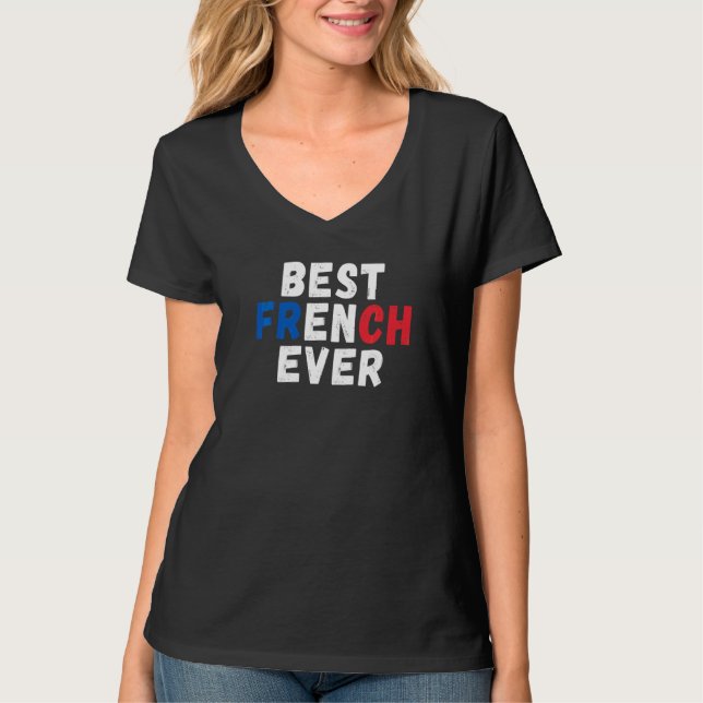 T-shirt Meilleur français jamais vu (Devant)