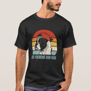 T-shirt Meilleur Français Papa Jamais Drôle Français Chien