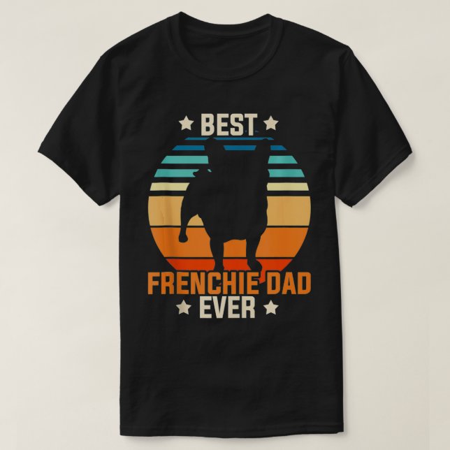 T-shirt Meilleur Français Papa Jamais Propriétaire De Chie (Design devant)
